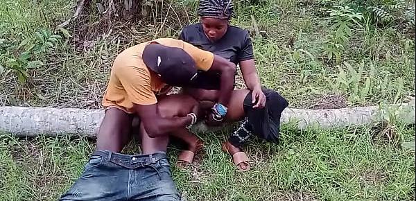 Two Campus guys went down the woods to have an outdoor fun, they fucked while villagers were passing